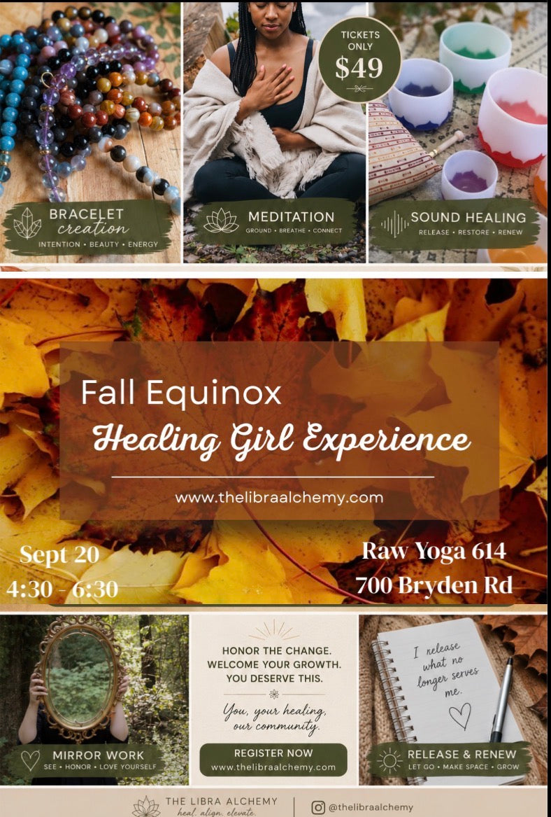 Healing Girl Fall Equinox Experience
