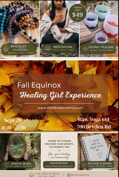 Healing Girl Fall Equinox Experience