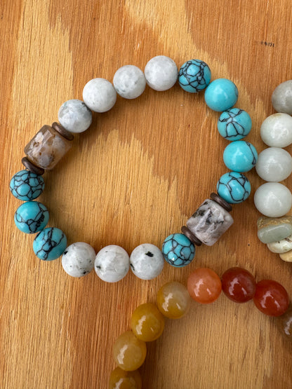 Flower Agate Mix