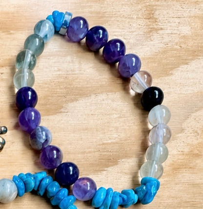 Blue Apatite Mix