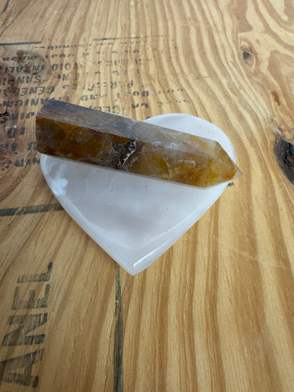 Golden Healer Meditation Stone (Point)