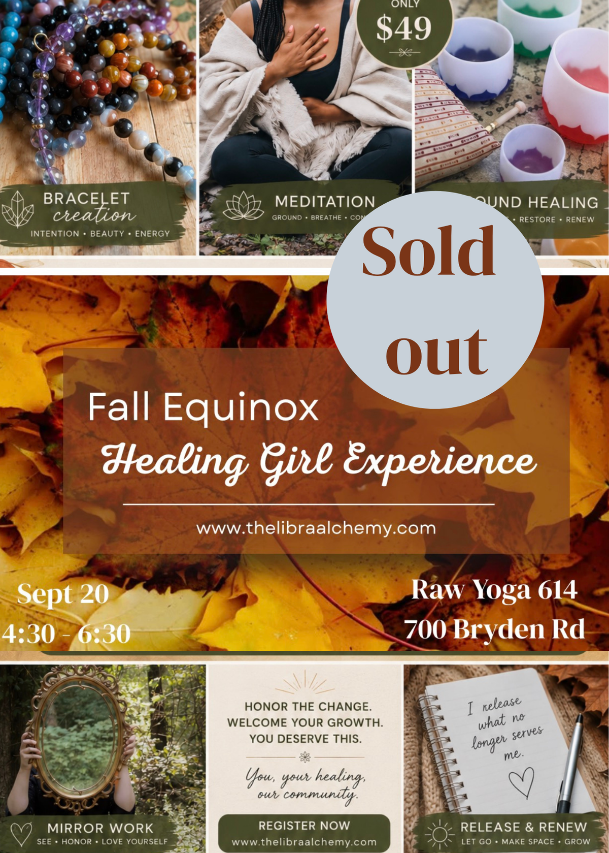 Healing Girl Fall Equinox Experience