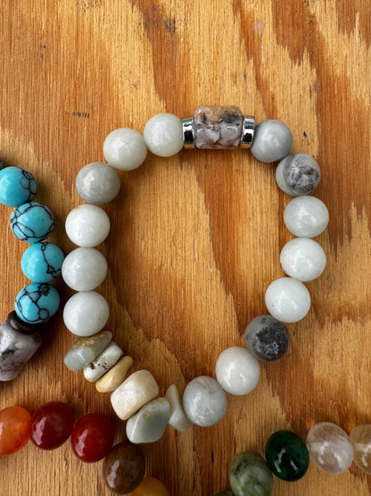 Flower Agate Mix
