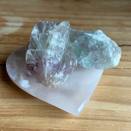 Medium Fluorite Meditation Stone (Cluster)