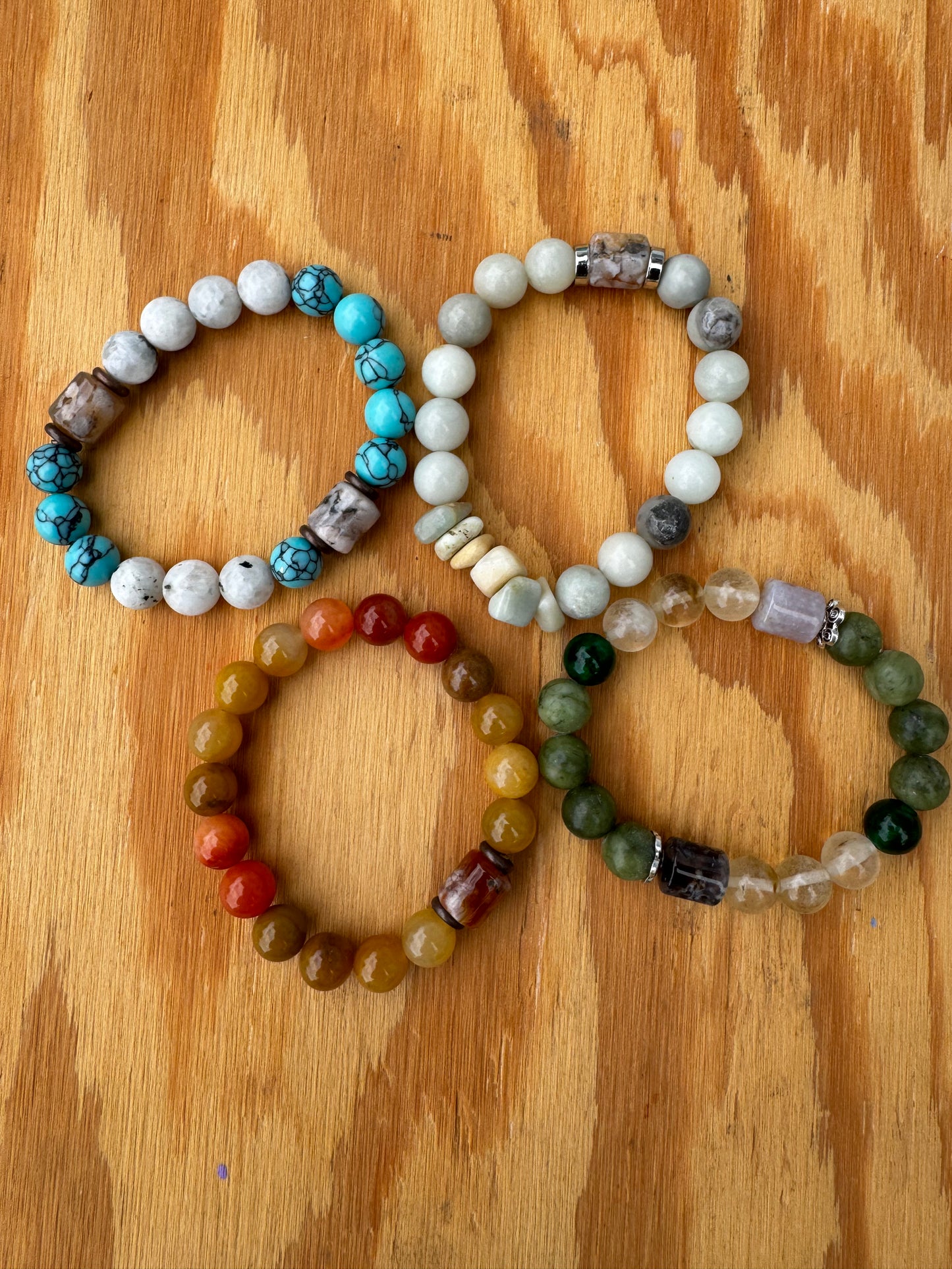 Flower Agate Mix