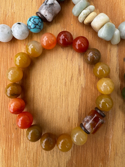 Flower Agate Mix
